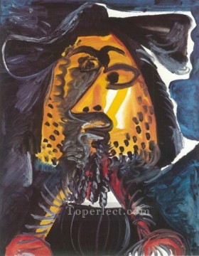  picasso - Head of a Man 94 1971 Pablo Picasso